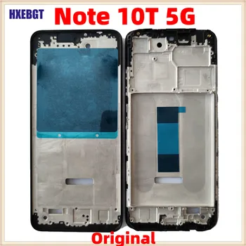 Original Pentru Xiaomi Redmi Notă 10T 5G LCD Frontal Carcasa Mijloc Rama Bezel Placa Smartphone Piese de schimb