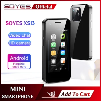 Original SOYES XS13 Mini telefon Mobil Android 3D de Sticlă Dual SIM Slot pentru Card TF Camera de 5MP Google Play Store de Smartphone-uri Mici Cadouri