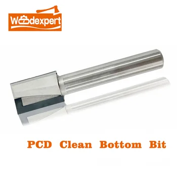 PCD/CNC Router Cam 2 Fluiere 12mm 1/2 Cuțit de Diamant Drept de Jos Tăietor T Canelură pentru CNC Gravura de Frezat