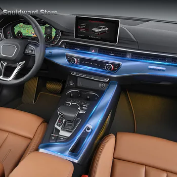 Pentru Audi A4 A5 B9 FY 2016-2020 Auto Interior consola centrala Transparent TPU folie de Protectie Anti-scratch Repair filmul Accesorii