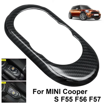 Pentru BMW MINI Cooper S F55 F56 F57 Masina Consola de Control Panoul Interior Masina de Turnare prin Autocolant Fibra de Carbon Capacul Panoului