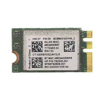 Pentru Broadcom BCM943142Y Wireless-N de unitati solid state 802.11 b/g/n se Potrivesc pentru Bluetooth 4.0 placă de Rețea pentru HP 640 G2 SPS:792608-001
