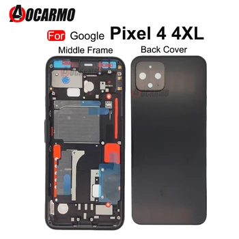 Pentru Google Pixel 4 XL-4xl Mijlocul Cadru Cu Ecran Frontal Stand Si Capac Spate Rama de Reparare piese de schimb
