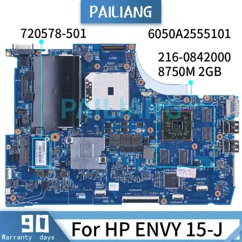 Pentru HP ENVY 15-J SOCKET FS1 8750M 2GB Laptop Placa de baza 6050A2555101 720578-501 216-0842000 DDR3 Placa de baza Notebook