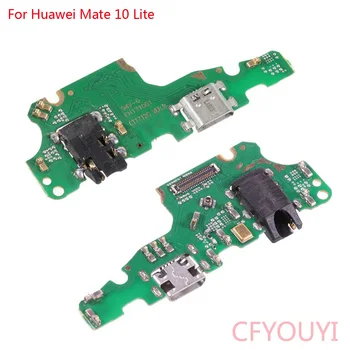 Pentru Huawei Mate 10 Lite Portul de Încărcare USB Dock Conector Flex Cablu de Reparare Parte