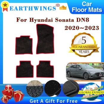 Pentru Hyundai Sonata DN8 2020 2021 2022 2023 Auto Covorase Covoare Panou Cape Pernițe Covoare Acoperă Piciorul Tampoane Autocolant Accesorii