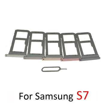 Pentru Samsung Galaxy S7 G930 G930F G930FD G930A G930P Originale Carcasa Telefon Nou Adaptor pentru cartele SIM Și Micro SD Card Tray Holder