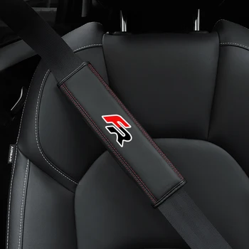 Pentru Seat leon FR mk2 mk3 5f ibiza, Altea 1 buc Piele Auto Interior Centura de siguranță Protector de Acoperire Pentru masina Accesorii Auto