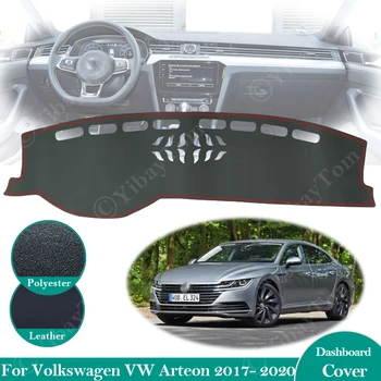 Pentru Volkswagen VW Arteon 2017 ~ 2020 Anti-Alunecare din Piele Mat tabloul de Bord Pad Acoperire Parasolar Dashmat Proteja Covorul Accesorii Covor