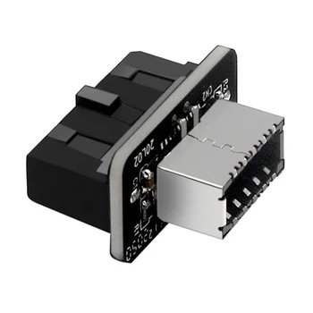 PH73S USB3 Placa de baza.019P/20P Să Tastați-E de 90 de Grade Adaptor din Față a carcasei de Tip C Plug-In Port