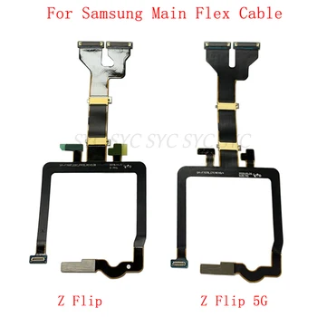 Placa de baza Placa de baza Conector LCD Cablu Flex Pentru Samsung Z Flip 5G F700F F707B Ax de Rotație Cablu de Piese de schimb