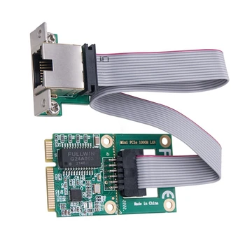 Placa Gigabit RTL8111F RJ45 Card Mini PCIE LAN Ethernet Adapter