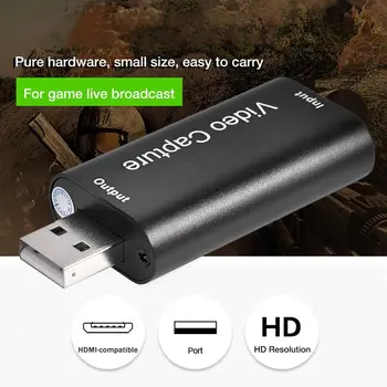 Placa Video Capture compatibil HDMI Video Capture Card Dispozitiv de PC-ul pentru PS4 Joc 4K HD 1080P VHS Bord Grabber USB Recorder Cutie