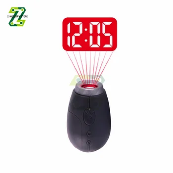 Portabil Digital de Proiectie Ceas Deșteptător Mini Proiector LED Ceas Transporta Timp Lanterna Ceas cu Ceas Electronic