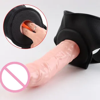 Portabil Realist Strap-on Dildo Chilotei Penis Extension Sleeve Fasciculului Tubular Dildo-uri pentru Adulti Film Erotic Jucarii Sexuale Pentru Barbati