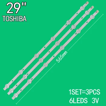 Potrivit pentru Toshiba 29-inch TV LCD iluminare din spate benzi SVT290A05-P1300-6LED-REV03-130402 29P1300 29P1300VE 29P1300D 29P1300VT