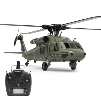 Profesionale fără Perii UH60-Black Hawk RC Elicopter Modelul 1:47 6CH Flybarless Arobatic 6G/3D Stunt Control de la Distanță Elicopter