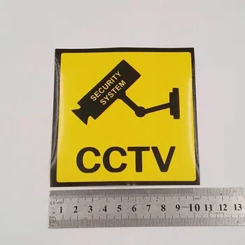 Protecție Solară rezistent la apa PVC de Supraveghere Video CCTV Camera de Securitate de Alarmă Autocolant de Avertizare Decal Semne