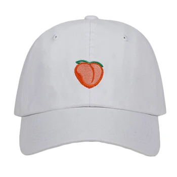 Pure Color Capac de Bumbac Piersic Broderie Sepci de Baseball de Moda pentru Bărbați Și Femei Reglabil Adult protecție Solară Hip Hop Pălării TG0058