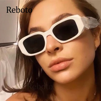 Pătrat alb ochelari de Soare Femei 2021 Brand de Lux de Moda Populare de Mare Cadru Unic Dreptunghi Ochelari de Soare de sex Feminin Nuante UV400