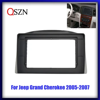 QSZN 10.1 Inch Cadru Auto Radio Fascia Pentru Jeep Grandcherokee 2005 2006 2007 player Multimedia, Cadru de Bord Rama Panou 2 din