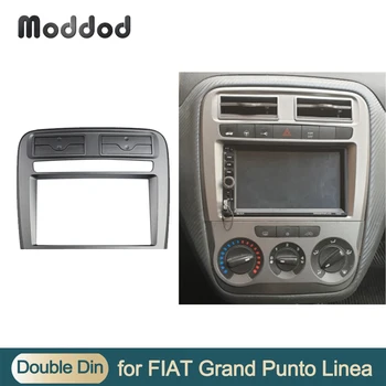 Radio auto Fascia pentru Fiat Grand Punto Linea 2005-2009 Roata Stângă Stereo Panoul de Bord Mount Kit de Instalare Retehnologizare Rama Bezel