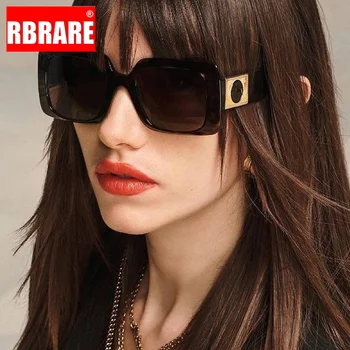 RBRARE Supradimensionat ochelari de Soare Femei 2021 Brand de Lux Nuante pentru Femei Pătrat Ochelari de Soare Femei Gradient Mare Cadru Bărbați ochelari de Soare