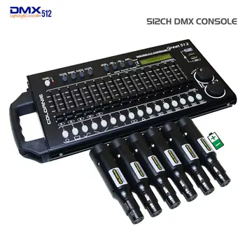 RDM Controller DMX512 2.4 G Wireless DMX Dfi Xlr Transmițător Etapă Efect de Iluminare Consola Pentru Spectacole Disco DJ Petrecere de Lumini Laser