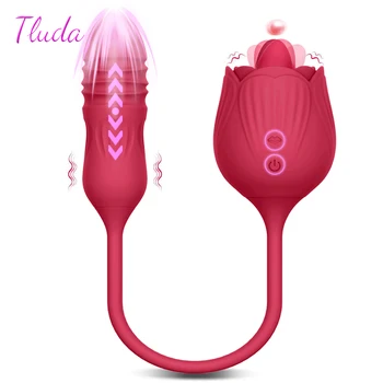 Rose Clitoridian Lins Vibratoare cu Vibratoare Ou Jucarii Sexuale sex Feminin Stimulator Clitoris Penis artificial Dragoste Ou Bunuri pentru Adulti 18 Femei