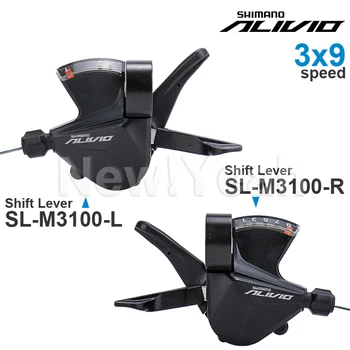 SHIMANO ALIVIO M3100 2/3x9 Speed Schimbator Deplasarea Manetei SL-M3100-R SL-M3100-L SL-M3100-2L biciclete MTB piese Originale