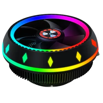 Silent LED-uri RGB Aer CPU Cooler Fan Computer Desktop Radiator Radiato Colorate de Răcire pentru procesor Intel 115X AMD 10x10x2.5cm