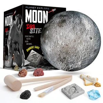 Sistemul Solar Luna Sape Kit Sape 13 Geme și Cristale Pietre și Minerale Spațiu, Astronaut Jucării pentru Copii Geologie, Arheologie Cadouri
