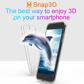Snap3D iPhone Caz Pentru iPhone SE 2020/6/6s/7/8/6sPlus/7 + /8 Plus/X XS Caz