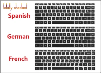 Spaniolă, rusă, franceză AZERTY Capac Tastatură Pentru Xiaomi Aer 12 13 12.5 13.3 Pro 15 15.6 Silicon Tastatura Laptop Protector Piele
