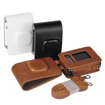 Stil Retro din Piele PU Caz de Călătorie Cameră Caz de Înlocuire ForFujifilm Instax Mini Liplay Hibrid Camera Cu Curea de Umăr Cald