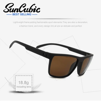 SunCubic ochelari de Soare TR Ochelari de Calitate Polarizat Lentile UV400 Blocarea Design Clasic, Nouă Bărbați Femei Sport Confortabil MST7214