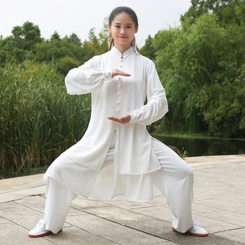 Tai Chi Haine Wushu Îmbrăcăminte Kung Fu Rochie De Arte Martiale Uniformă Primavara-Vara Mâneci Lungi Respirabil 2022 Stil Nou