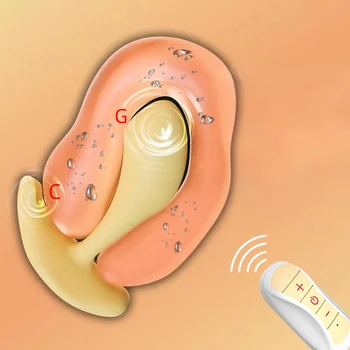 Telecomanda Wireless G Spot Stimulator Clitoris Butt Plug Dildo Chilotei Vibrator sex Feminin Câteva Jucării Sexuale pentru Femei pentru Adulti 18