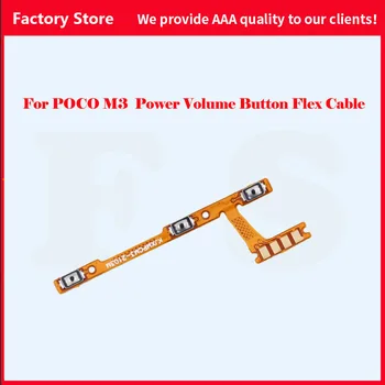 Telefon Original Flex Pentru Xiaomi Pocophone M3 Power On/Off + Volum Sus/Jos butonul Cablu Flex Pentru Poco M3 PRO de Volum Cablu Flex