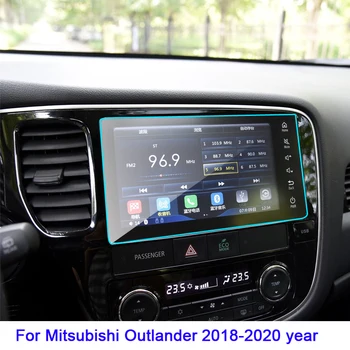 Temperat Pahar Ecran Protector de Film pentru Mitsubishi Outlander Auto Interior de Mașină de Navigare GPS cu Ecran Protector 2018-2020 an