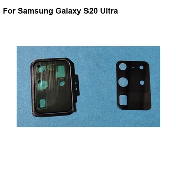 Testat Bun Pentru Samsung Galaxy S20 Ultra Spate Aparat De Fotografiat Lentilă De Sticlă +Acoperire Camera Cerc De Locuințe Pentru Samsung Galaxy S 20 Ultra