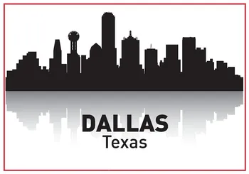Texas Dallas Orizontul De Suveniruri Magneți De Frigider 20279