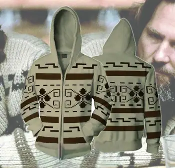 The Big Lebowski Cosplay costum Hanorac Jeff Bridges Jachete Bărbați hoodie jacheta