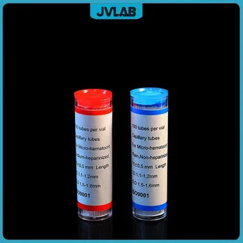 Tuburi capilare Pentru Micro Hematocritului Non-heparinizat Micro-Capilare Hematocrit de Sodiu-heparinizat 75mm ID-ul de 1.1-1.2 mm 100/PK