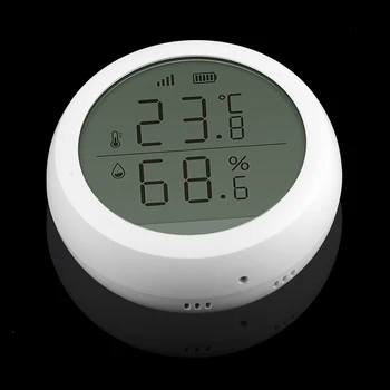 Tuya Inteligent Zigbee Temperatură și Umiditate Senzor de Interior fără Fir de Control Acasă Inteligent cu Senzor de Afișare