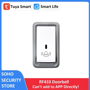 Tuya Smart Home Usa de Securitate RF433 Soneria funcționează cu TUYA WIFI RF Sirena Poarta Hub Sisteme de Alarmă APP Control de la Distanță