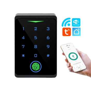 Tuya wifi Independent Ușa EM 125KHz Card RFID & de amprente Biometric de Control Acces Sisteme de Produse cu Tastatura Touch
