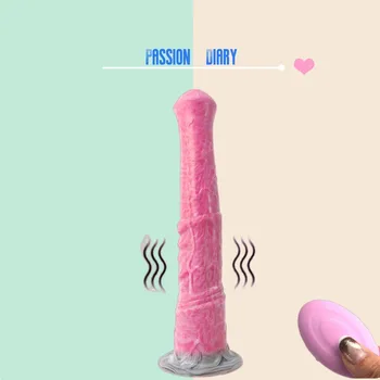 USB Reîncărcabilă Electrice Penis Pentru Bărbați Și Femei Masturbare Jucărie în Formă de Monstru Anal Plug Vibratoare jucarii Sexuale Penis artificial
