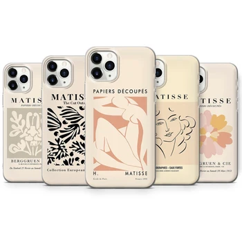 Vinde fierbinte Matisse Arta Celebre Telefon Caz Pentru Iphone 13 12 Mini 11 Pro Max 6 7 8 Plus X Xs XR SE 2020 Capac transparent