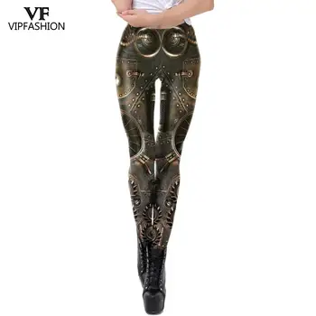 VIP MODA 3D Punk Print Pantaloni pentru Femei Mid-Talie Pantaloni Plus Dimensiune Îmbrăcăminte Legging pentru Femei Îmbrăcăminte de Iarnă Jambiere Pentru Fitness